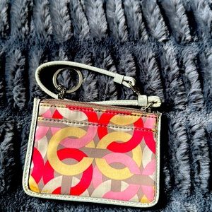 Gently used Coach Card Wristlet